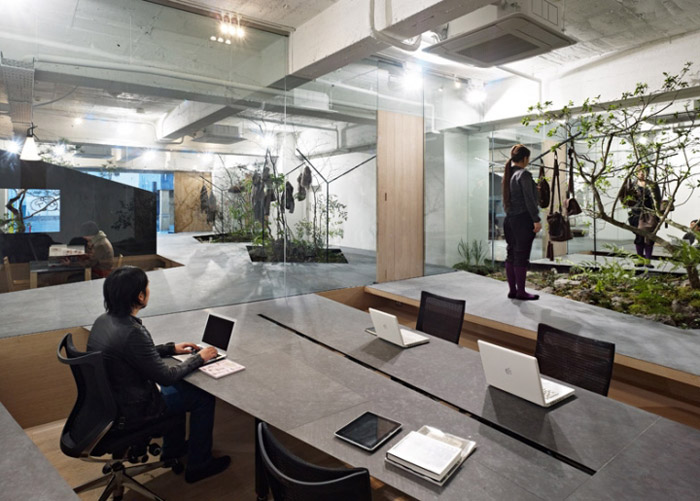 皮具公司辦公區(qū)裝修設計效果圖