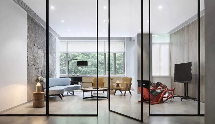 1300㎡辦公室休息區(qū)裝修設(shè)計(jì)效果圖